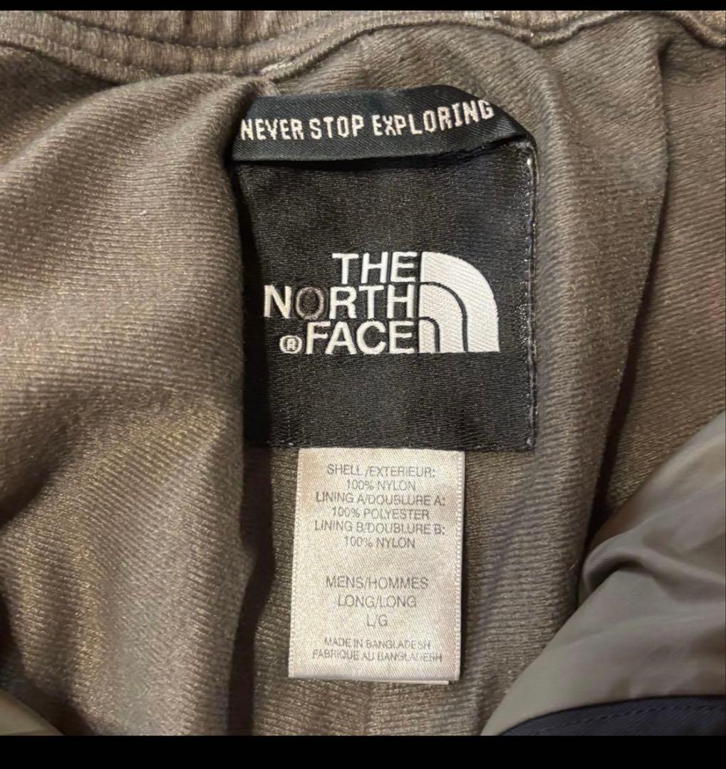 〈ザ・ノースフェイス〉スキー　スノボーパンツ　L 黒　ハイベント　刺繍ロゴ　k