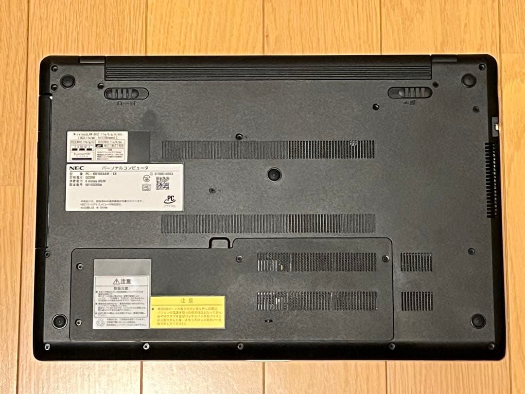 ＮＥＣ　ノートパソコン　１５.６型　Ｗｉｎ１０　ＰＣ－ＮＳ／１５０ＢＡＷ　中古品