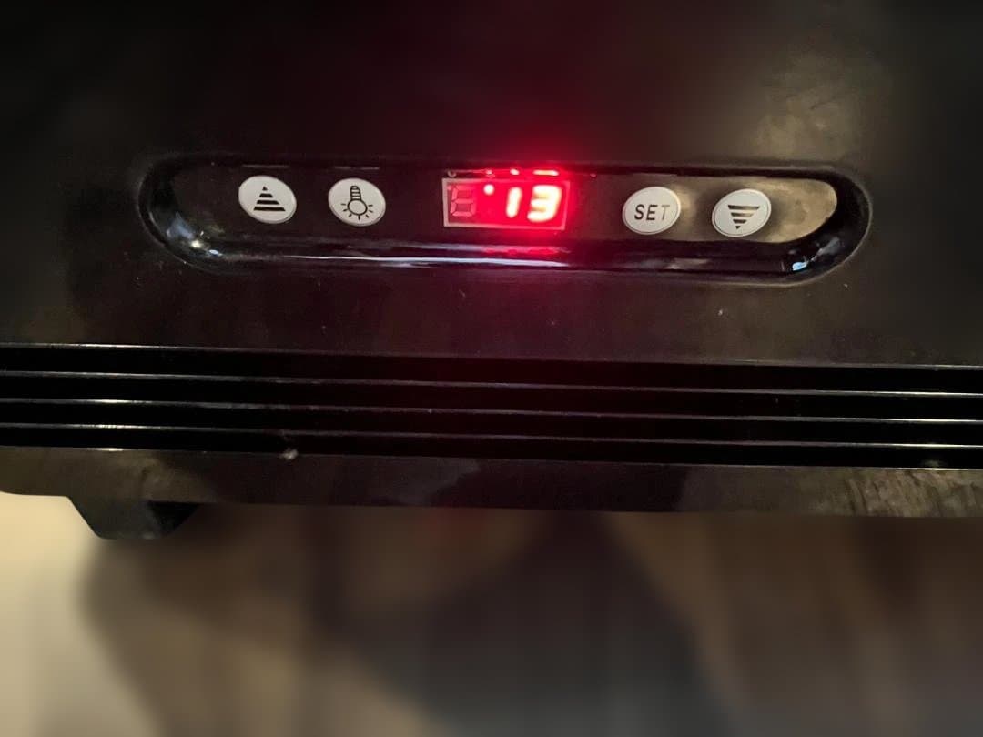 レマコム　業務用冷蔵ショーケース四段LED照明付き105L R4G-105SLB