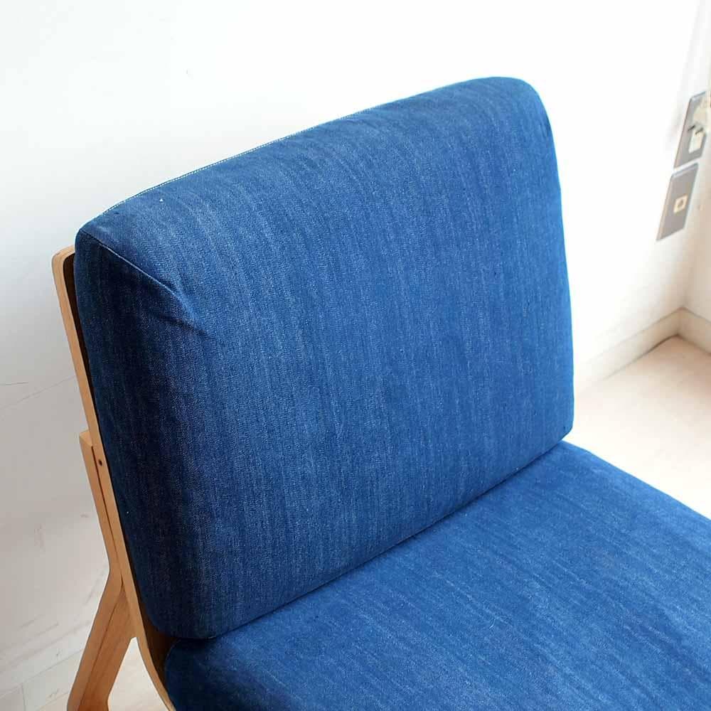 無印良品/MUJI ソファチェア デニム B ZR24191