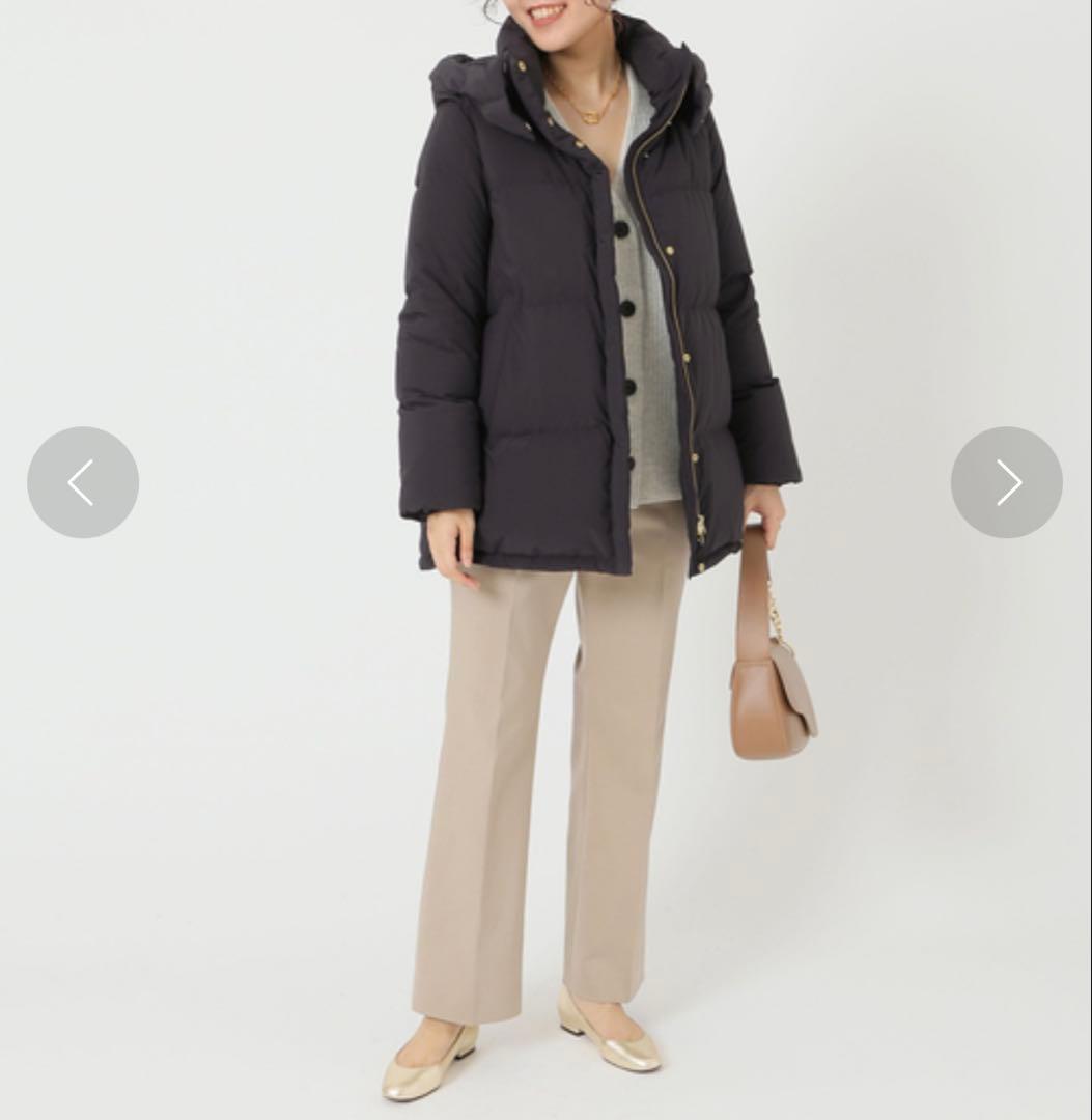 イエナ　IÉNA リサイクルダウンショートコート　38 黒