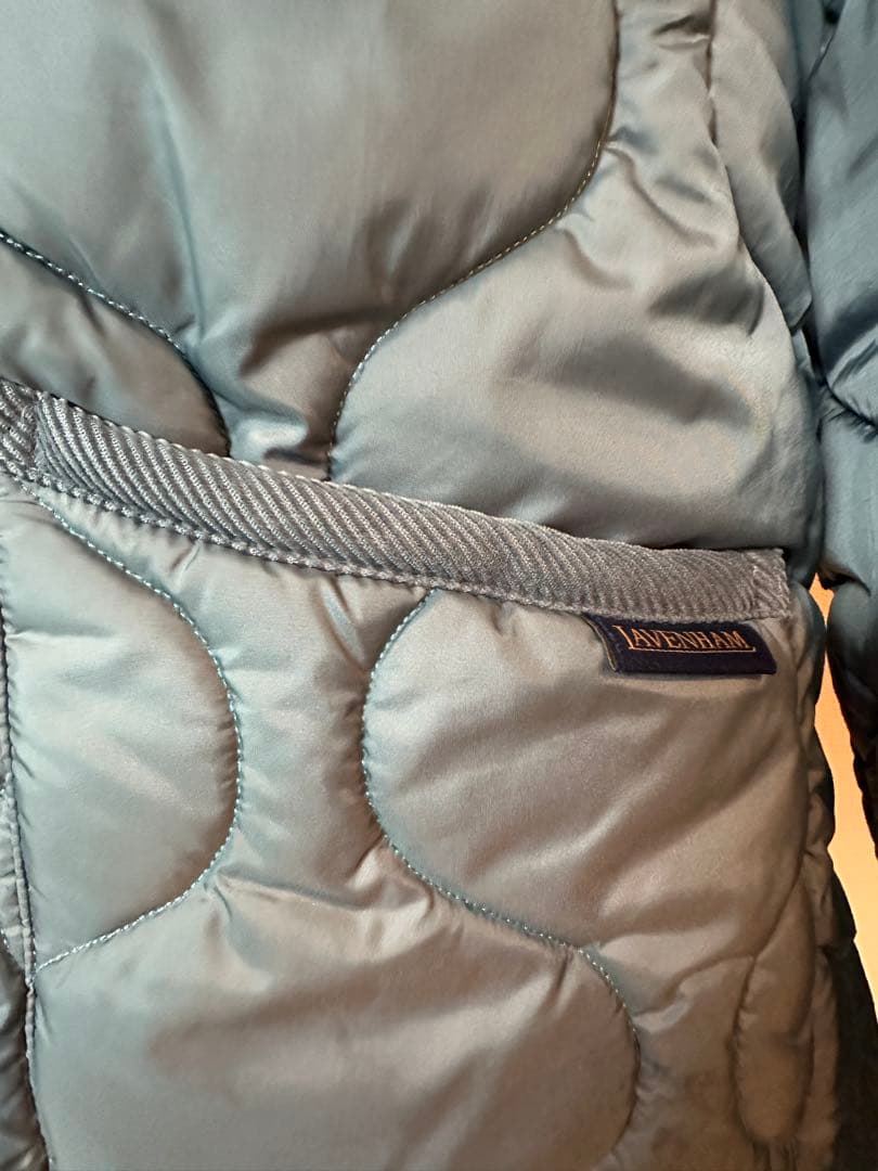 ラベンハム LAVENHAM ビッグキルト クレイドン フードジャケット