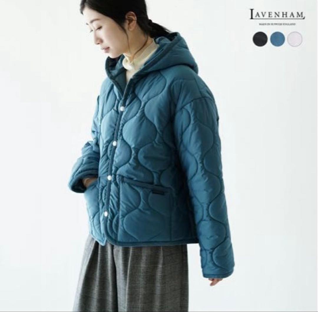ラベンハム LAVENHAM ビッグキルト クレイドン フードジャケット