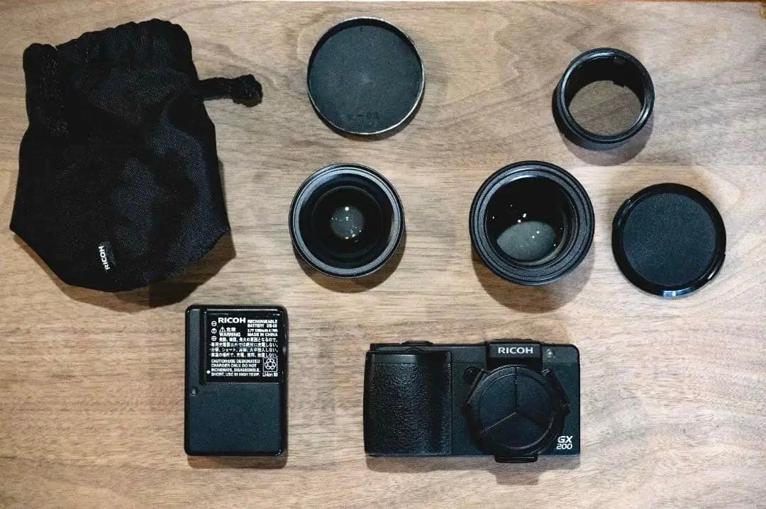 RICOH リコーGX200 オプションレンズ2本付き