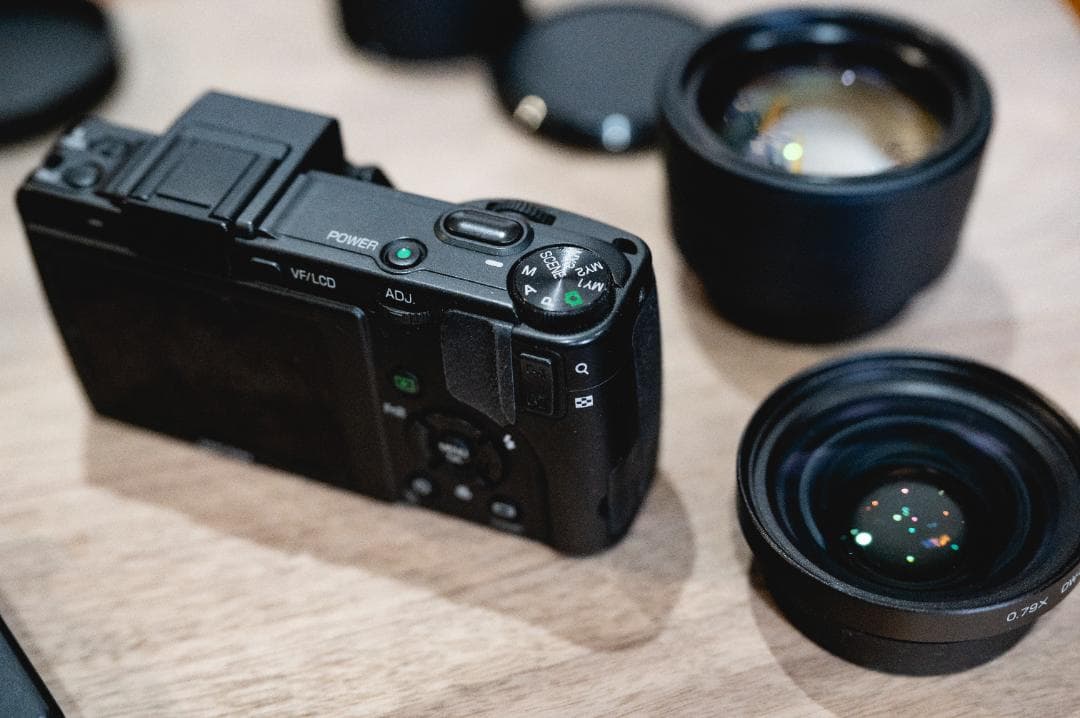 RICOH リコーGX200 オプションレンズ2本付き