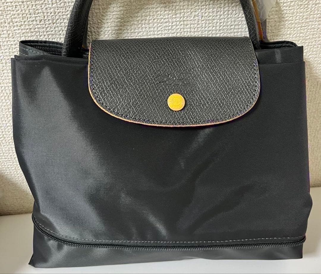 【未使用/訳あり】ロンシャン ル・プリアージュボストン　ガンメタル