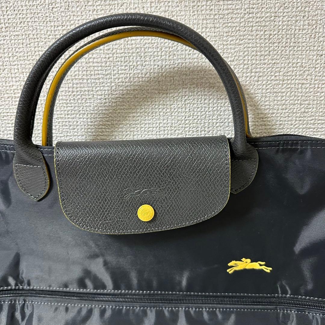 【未使用/訳あり】ロンシャン ル・プリアージュボストン　ガンメタル