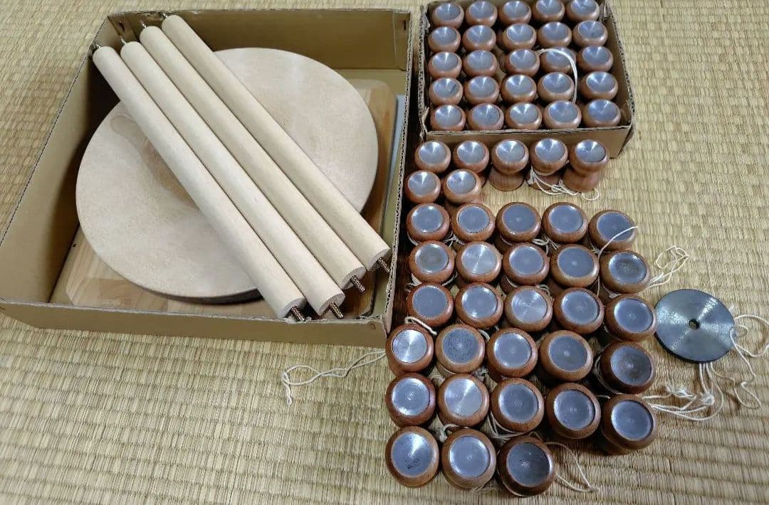 【新品】組紐丸台　組玉つき