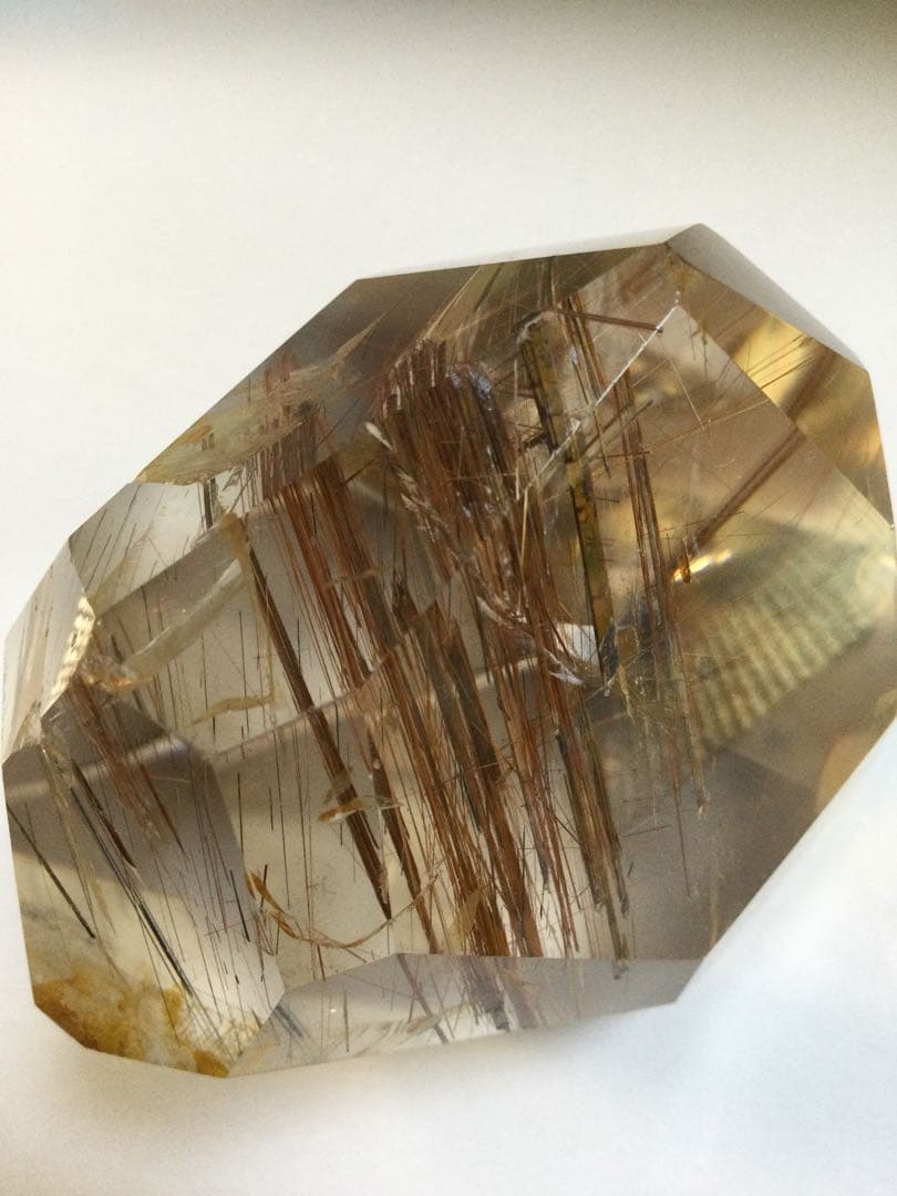 ルチルクオーツ　579.5g 水晶　　観賞石