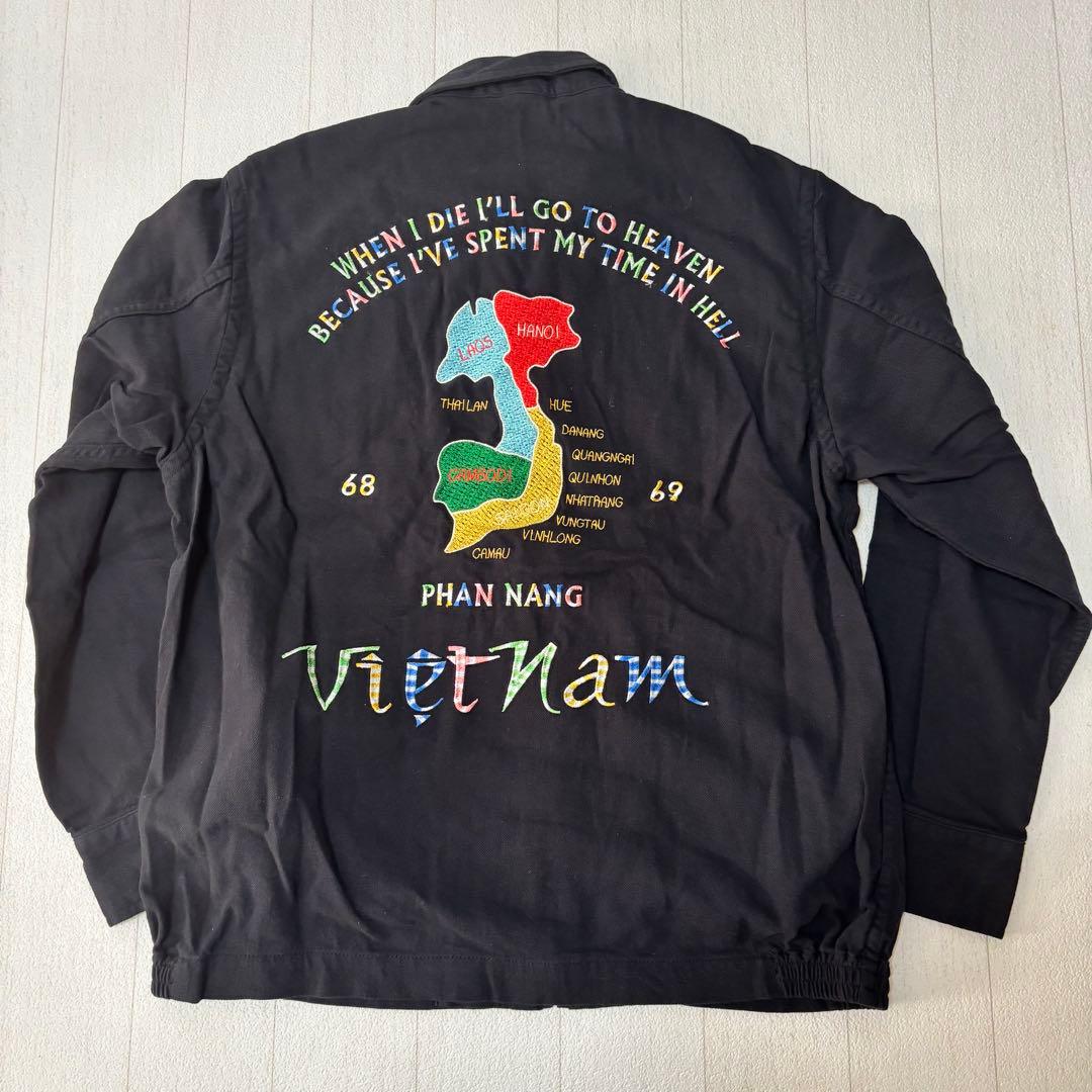タグ付き！HOUSTONヒューストン　ベトナムジャケット　ベトジャン　ミリタリー