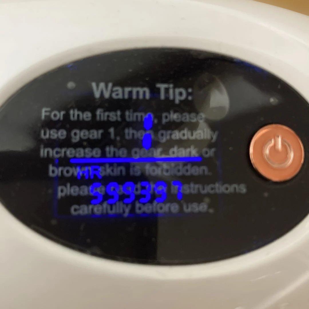 超美品1回使用【家庭用脱毛器】Sarlisi(サリーシ)脱毛器【9段階調節可能】