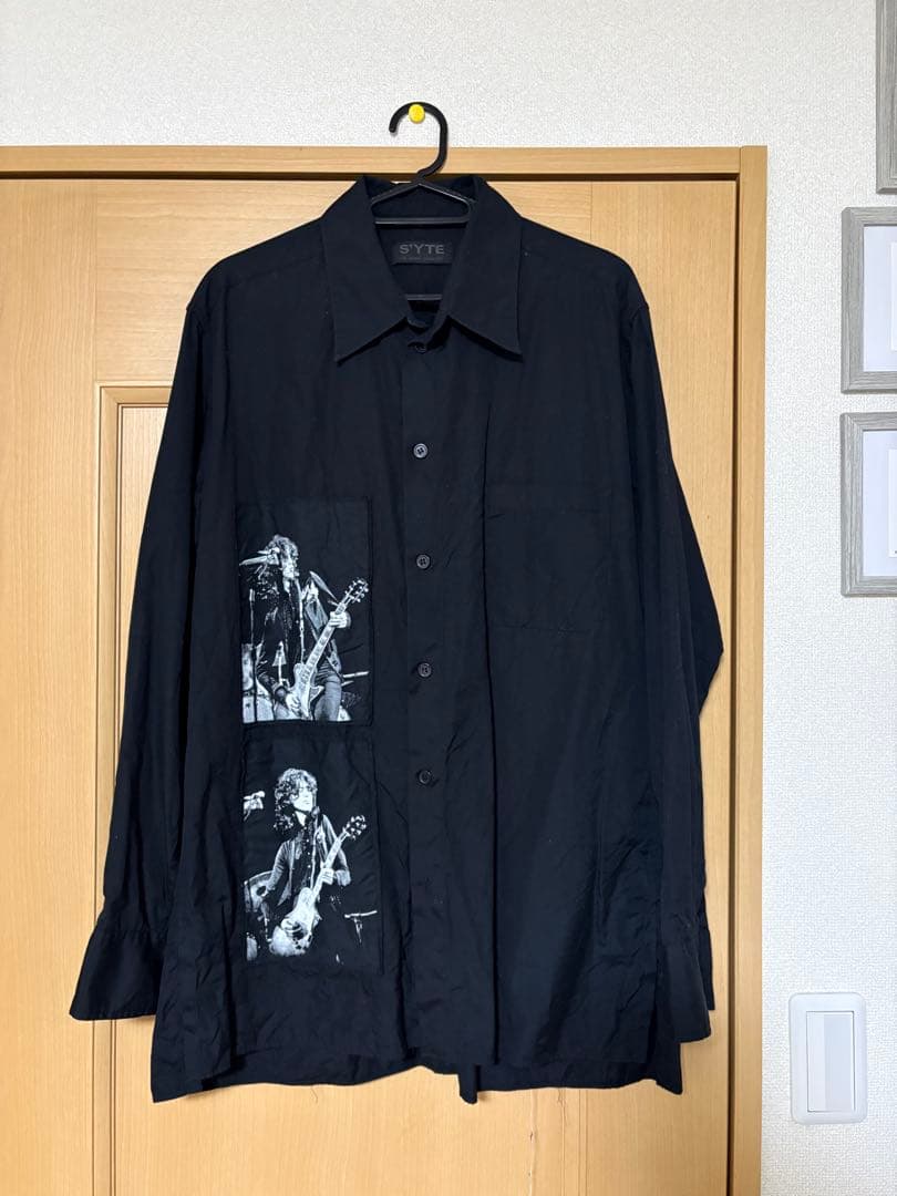 yohji yamamoto s'yte×marquee club パッチシャツ