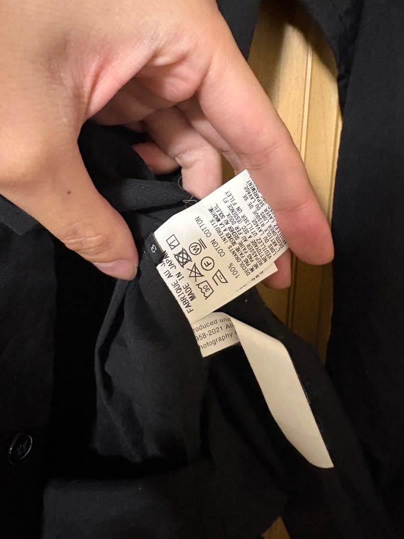 yohji yamamoto s'yte×marquee club パッチシャツ