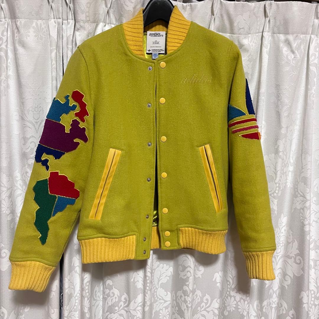 adidas 刺繍スタジャン　jeremy scott