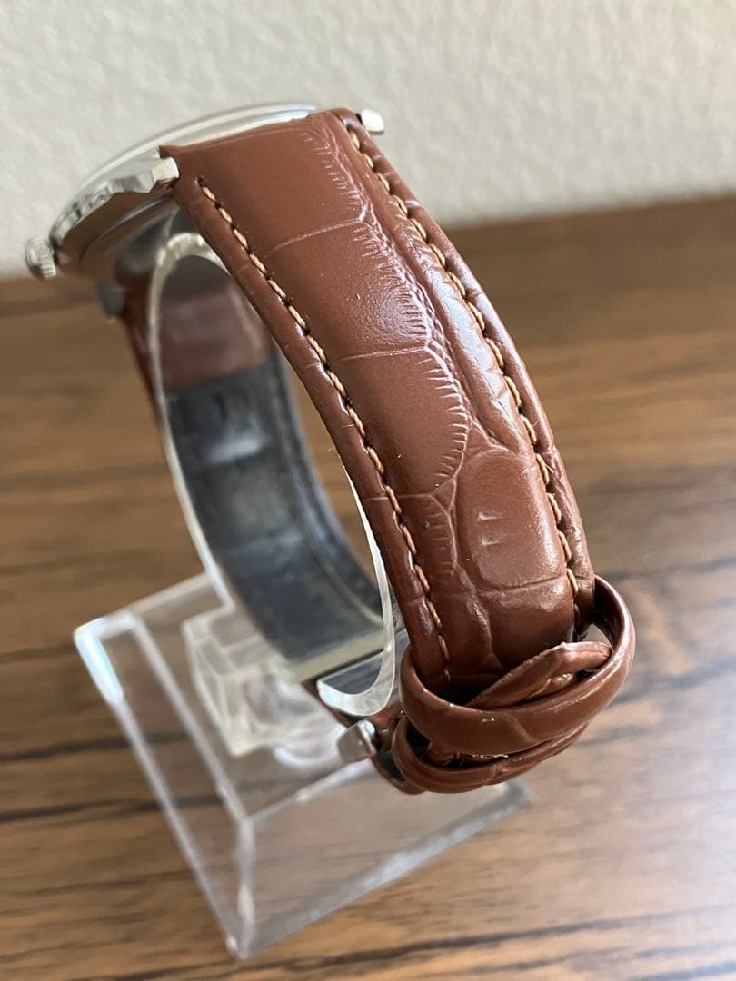 セイコー　マーベル　sマーク　白　アンティーク手巻き　菱形インデックス　希少