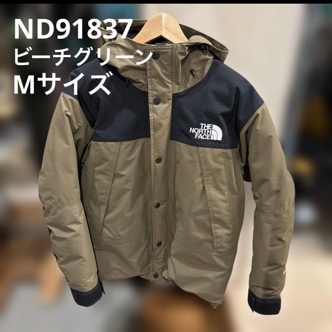 【美品】ND91837 マウンテンダウン M ビーチグリーン