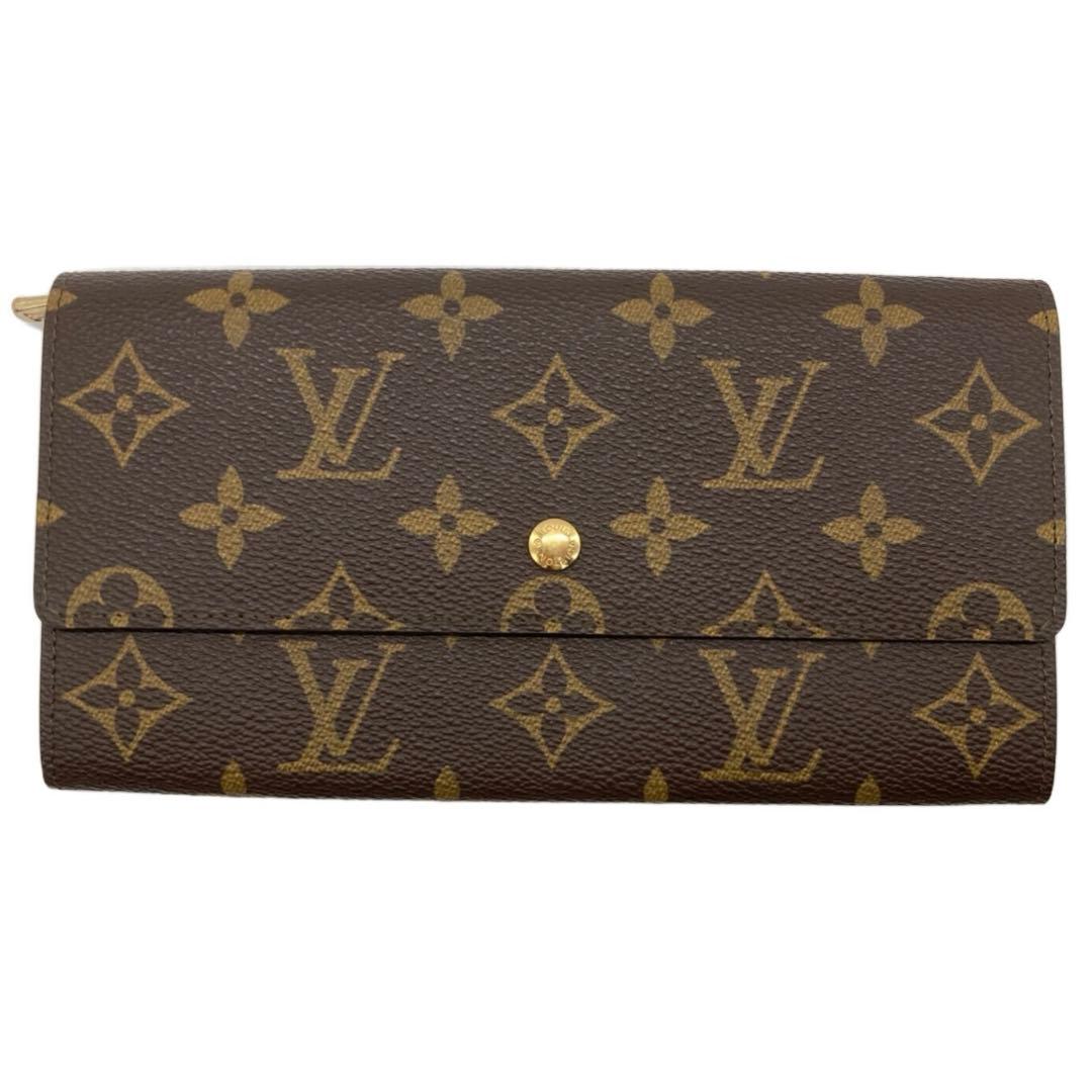 ルイヴィトン 長財布 モノグラム ポシェットポルト モネ クレディウォレット