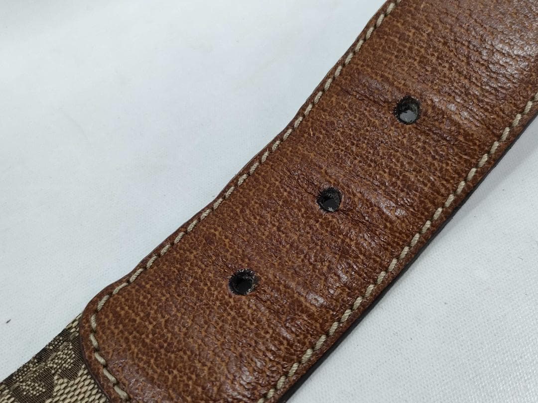 GUCCI グッチ GGキャンバス ベルト 81cm±2.5 幅4 1087