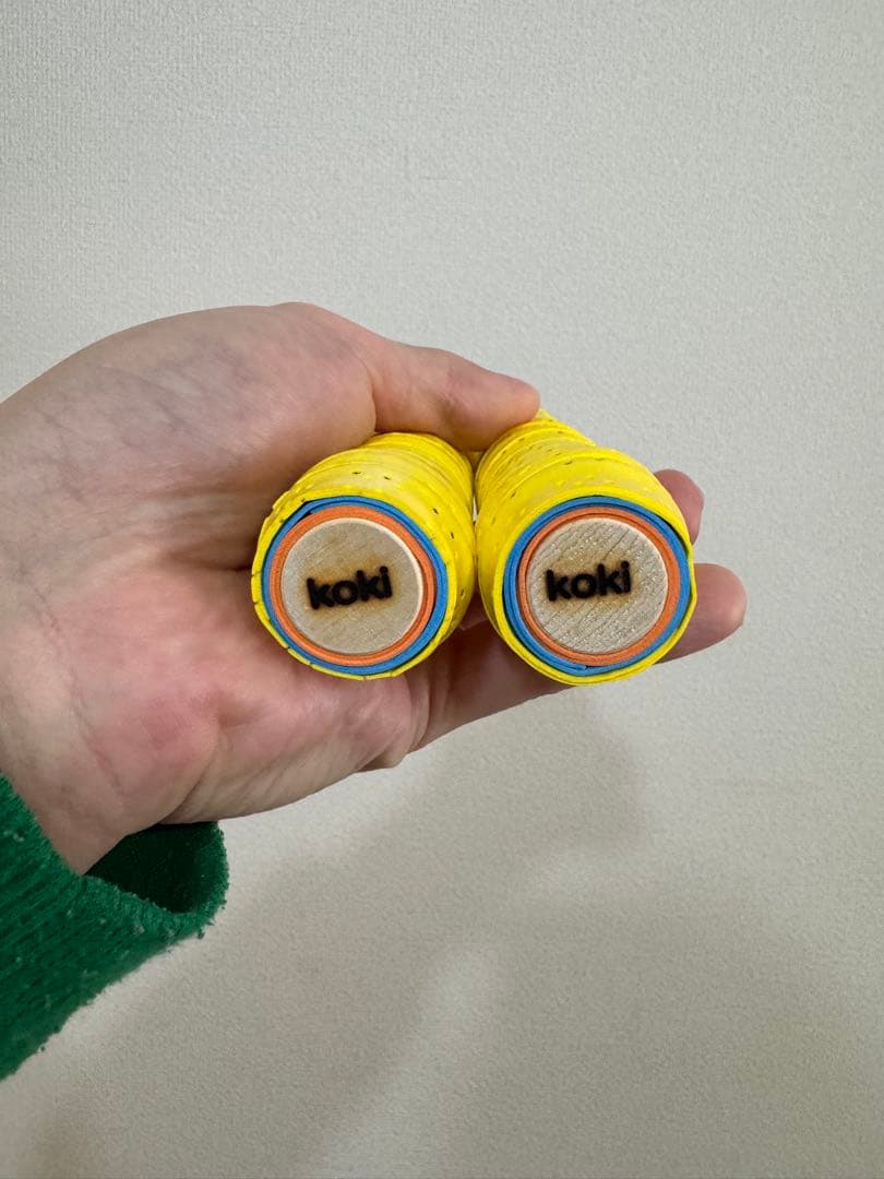 【河津掛け様】 太鼓の達人 マイバチ 米ヒバ・朴2セット