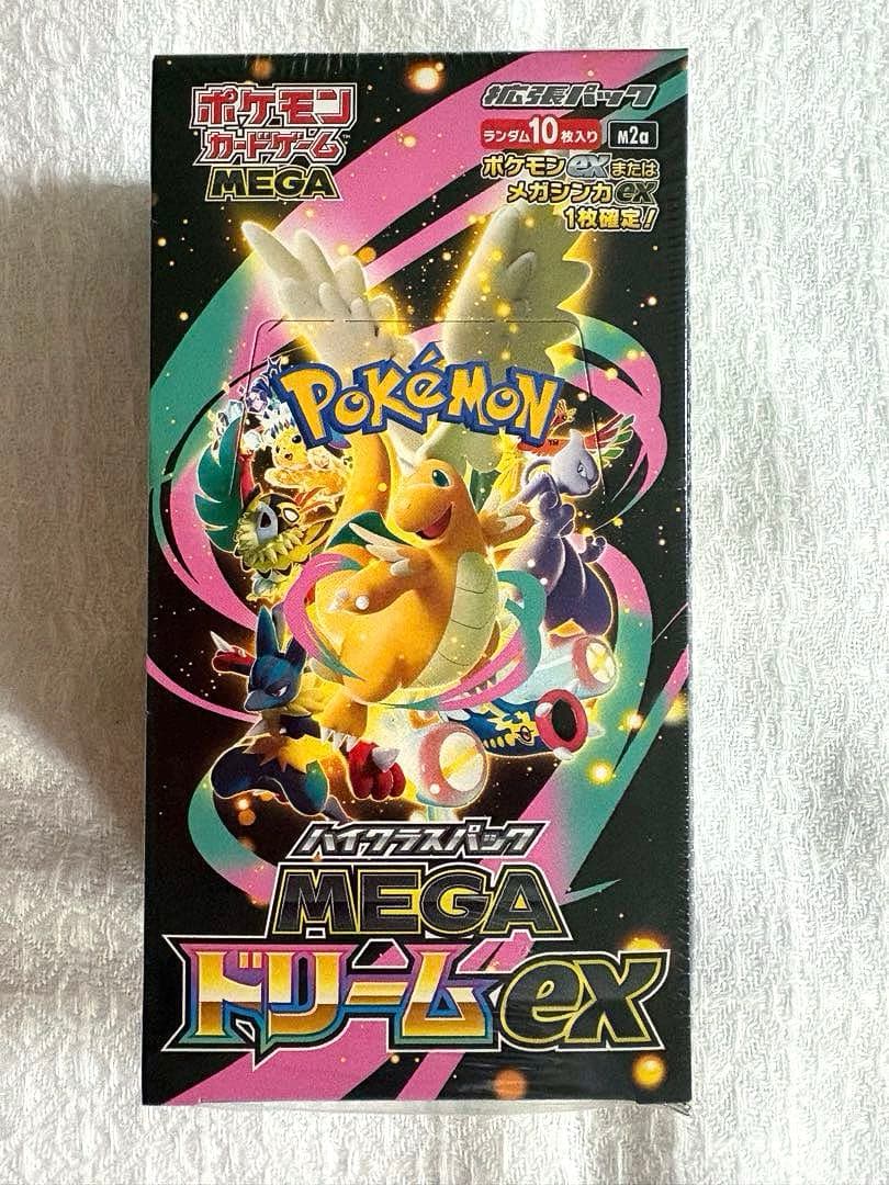 新品未開封　シュリンク付き　MEGAドリームex 1box ポケモンカード