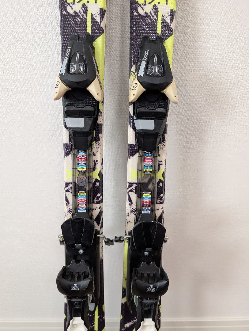 【美品】ATOMIC ETL 123cm ミッドスキー ビンディング付 調整可