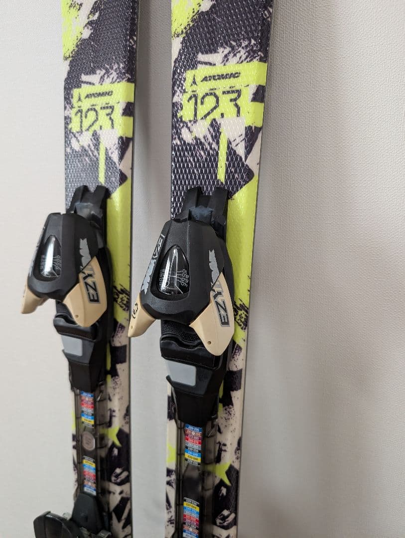 【美品】ATOMIC ETL 123cm ミッドスキー ビンディング付 調整可