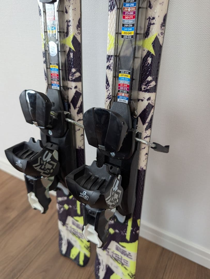 【美品】ATOMIC ETL 123cm ミッドスキー ビンディング付 調整可