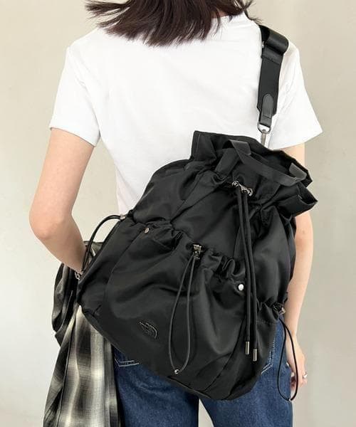 【韓国限定】ボニーパック M ノースフェイス ホワイトレーベル ブラック