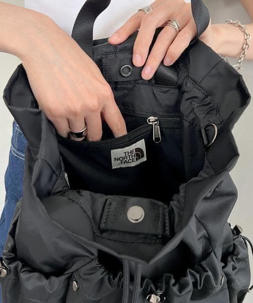 【韓国限定】ボニーパック M ノースフェイス ホワイトレーベル ブラック