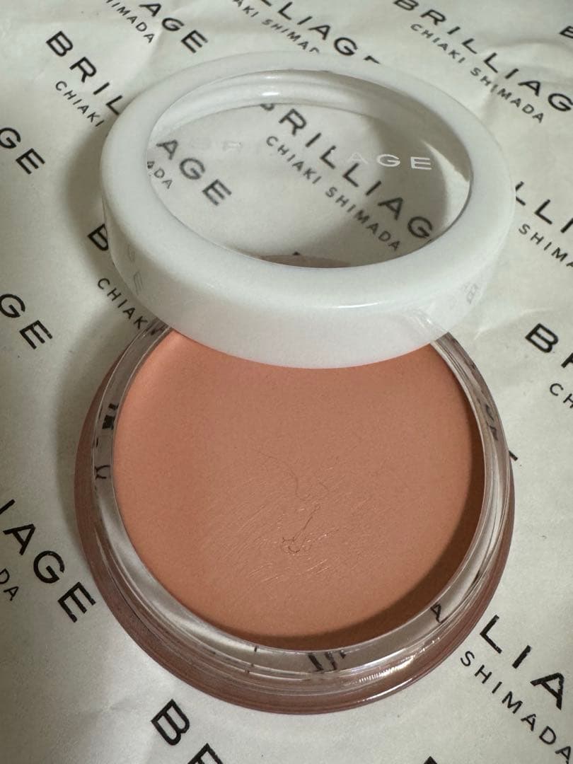 ブリリアージュ　カモフラージュコンシーラーチーク01 ワイドフィンガーブラシ