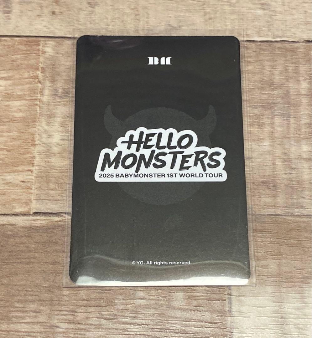 BABYMONSTER アヒョン ソウルコン ジャケット封入 トレカ