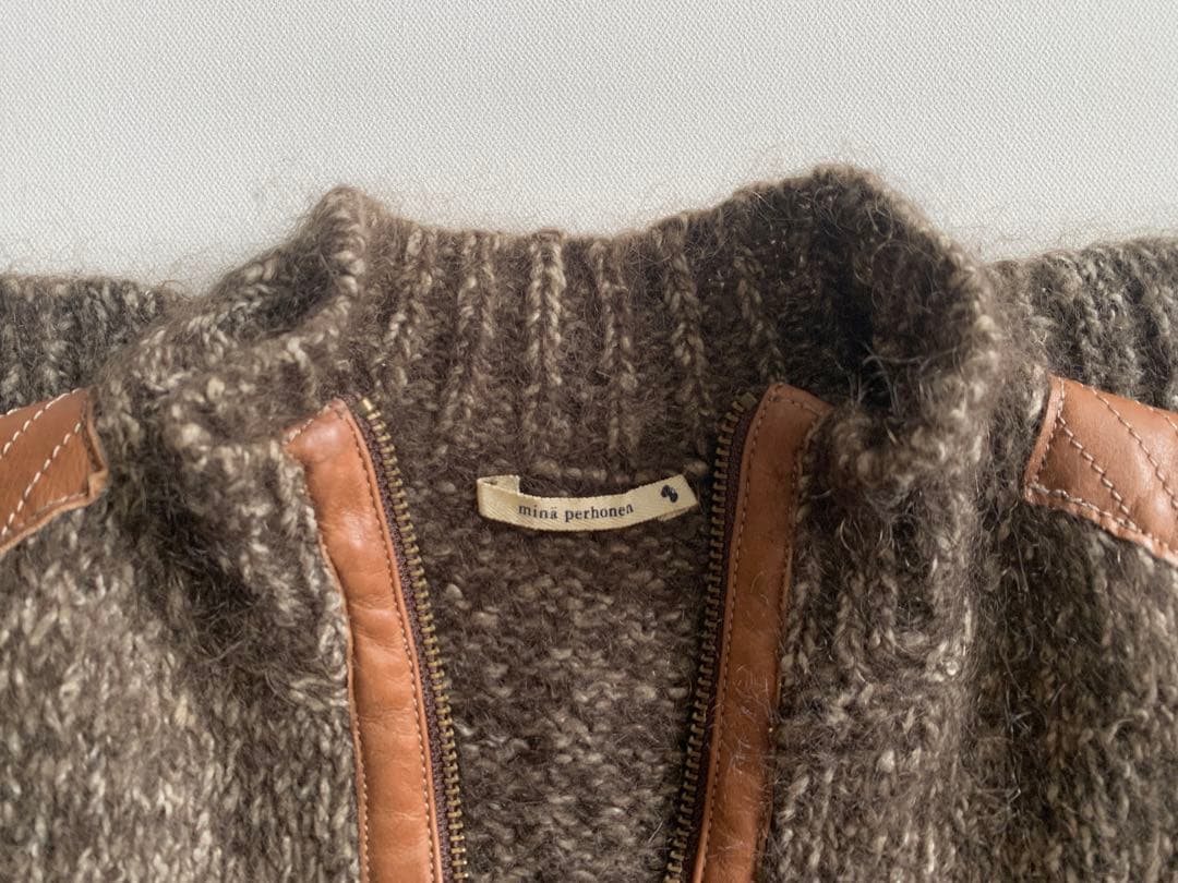 土日セール⭐︎ mina perhonen ミナペルホネン モヘア ベスト