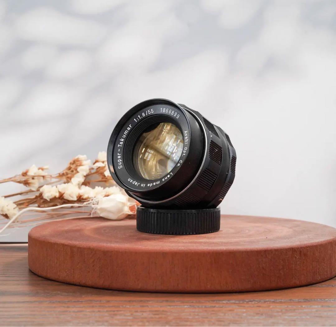 super takumear 55mm f1.8 後期　オールドレンズ