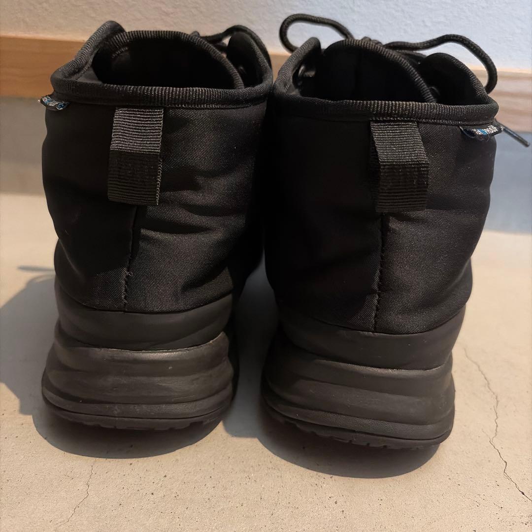 ノースフェイス ヌプシトラクションライトウォータープルーフ ブラック 24センチ