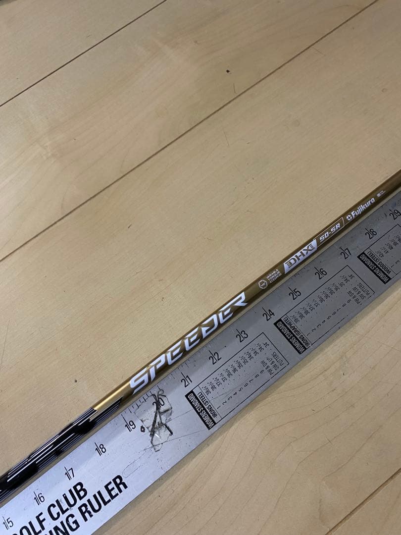 520 フジクラ　NXゴールド 50SR ピンスリーブ付　ドライバー用