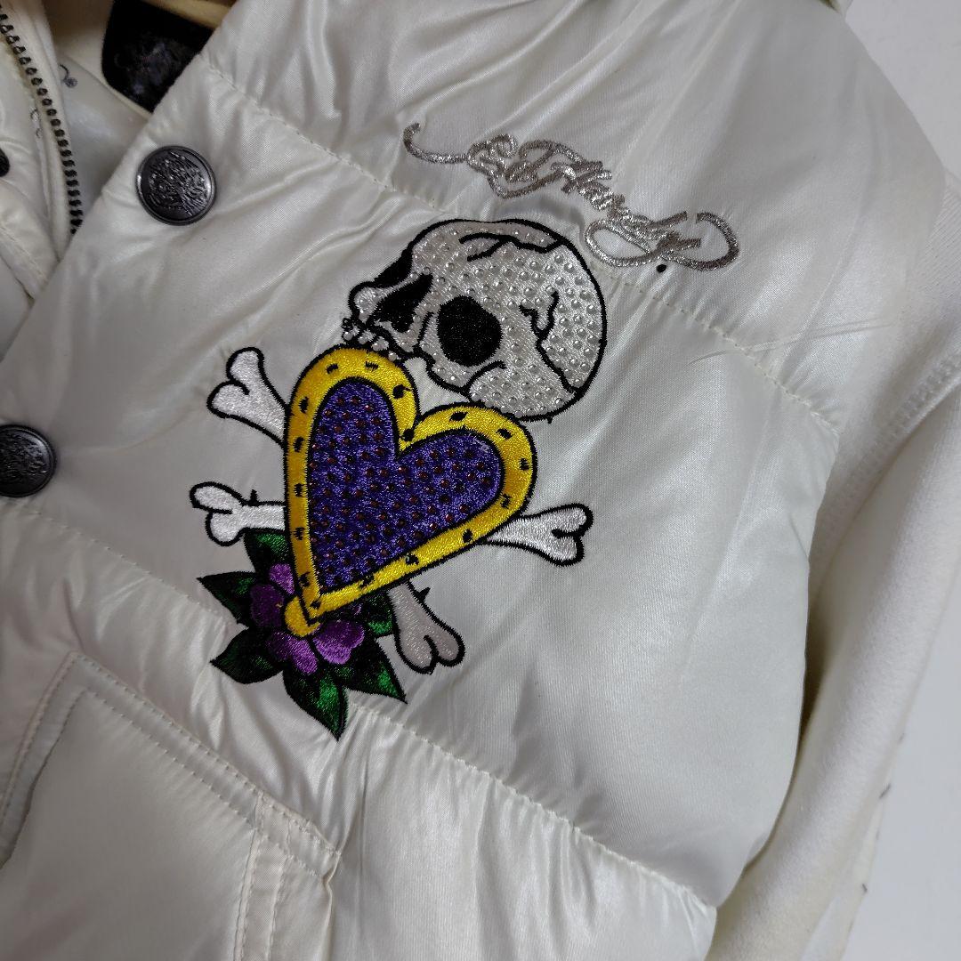 レア Ed hardy ダウンジャケット y2k 平成ギャル　訳あり