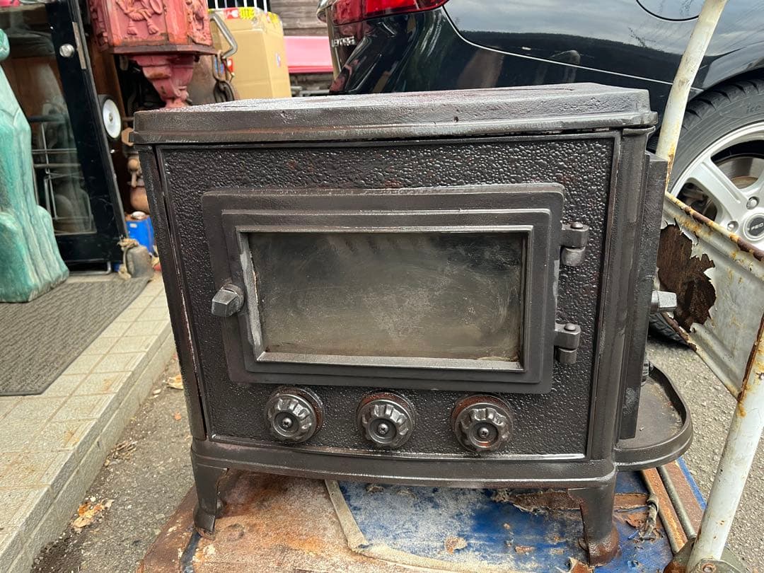 北欧風薪ストーブ、 鋳物薪ストーブ、 前横窓北欧風薪ストーブ、 グリーンライフ薪