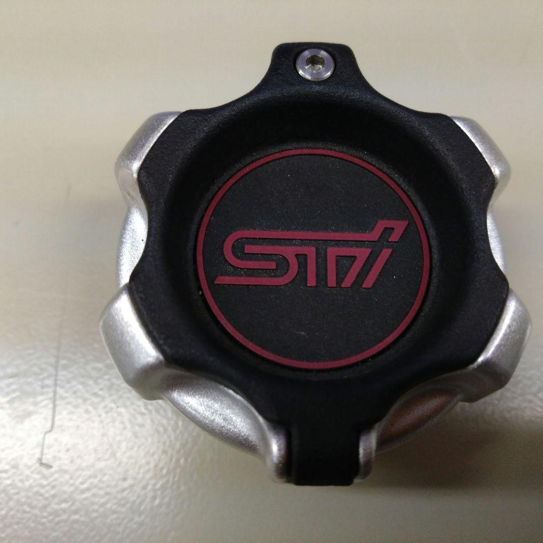STI　オイルフィラーキャップ　ラジエーターキャップ　バルブキャップセット