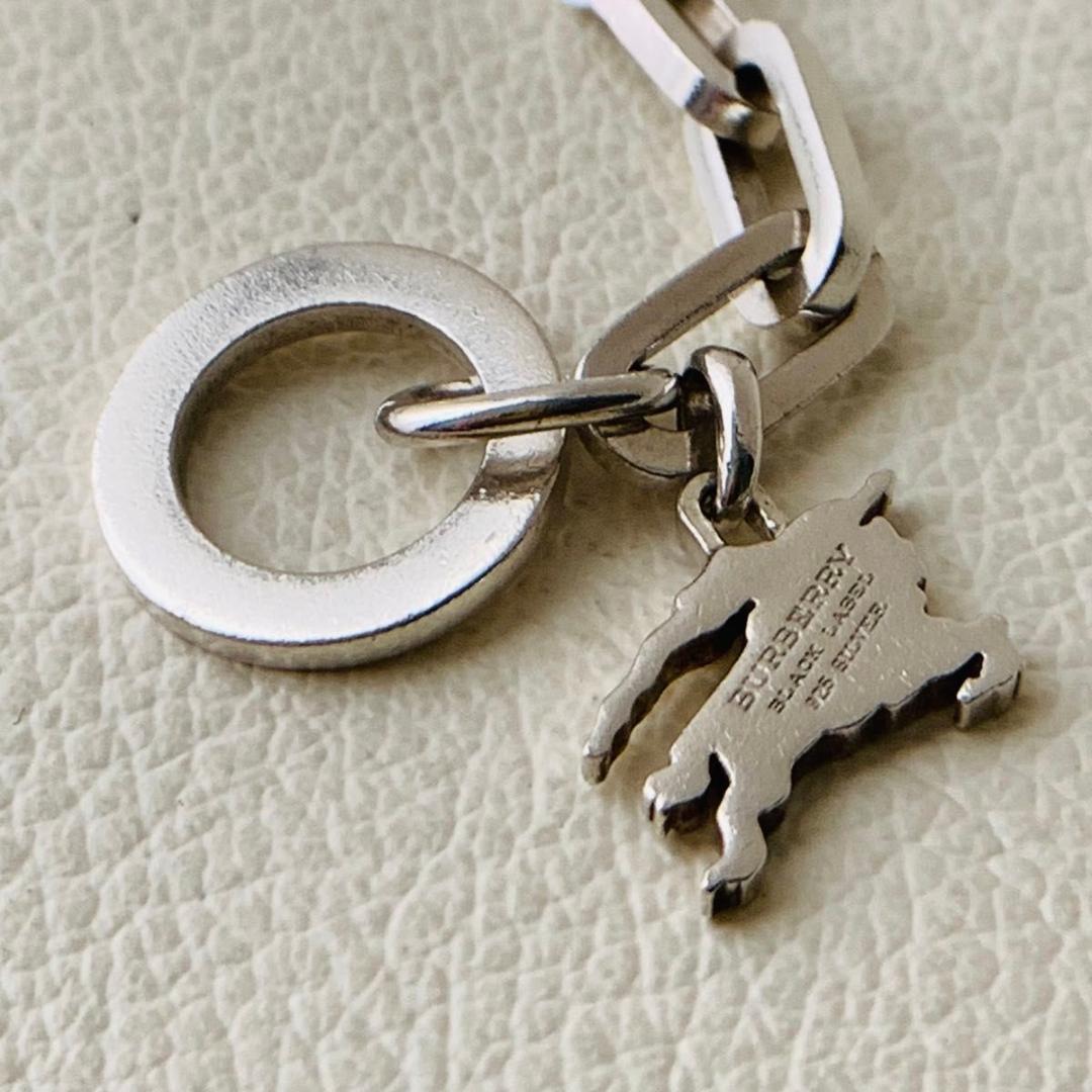 バーバリーブラックレーベル SV925 シルバー チェーン ブレスレット ホース