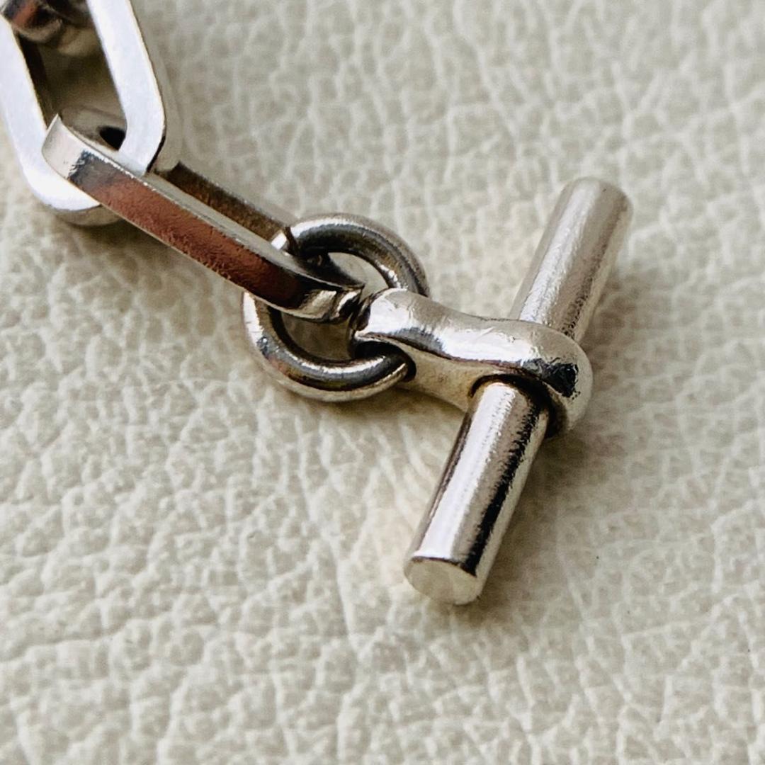 バーバリーブラックレーベル SV925 シルバー チェーン ブレスレット ホース