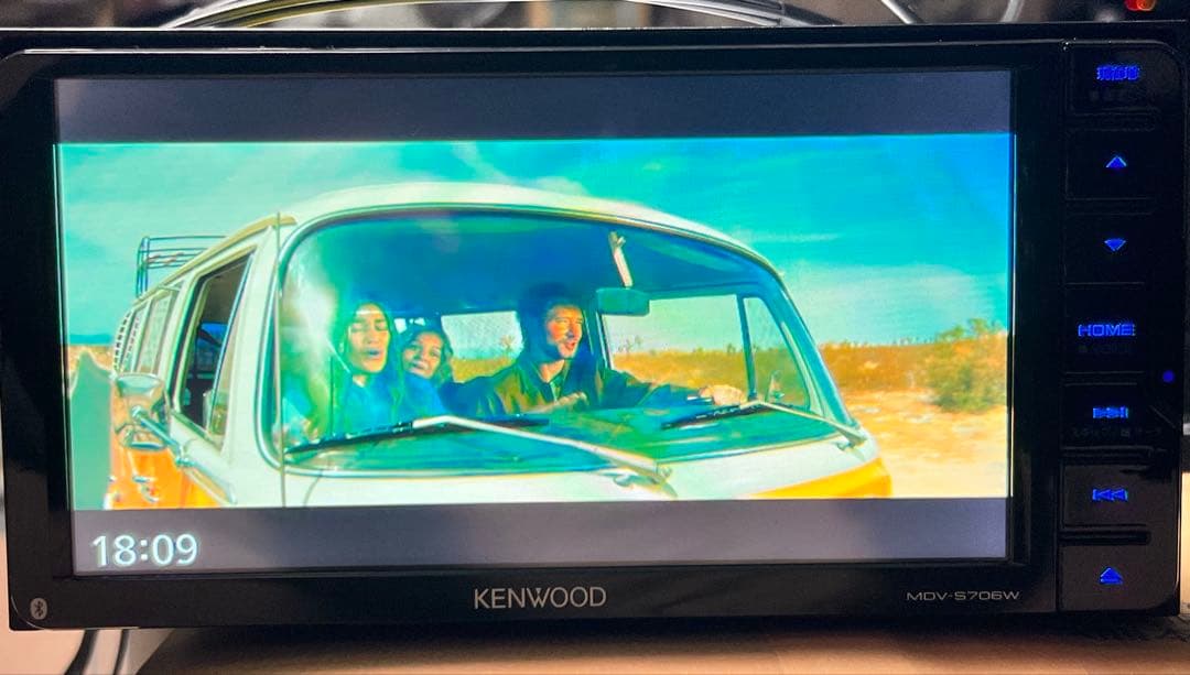 KENWOOD彩速ナビ MDV-S706W 地図2024年リアビューカメラ付き