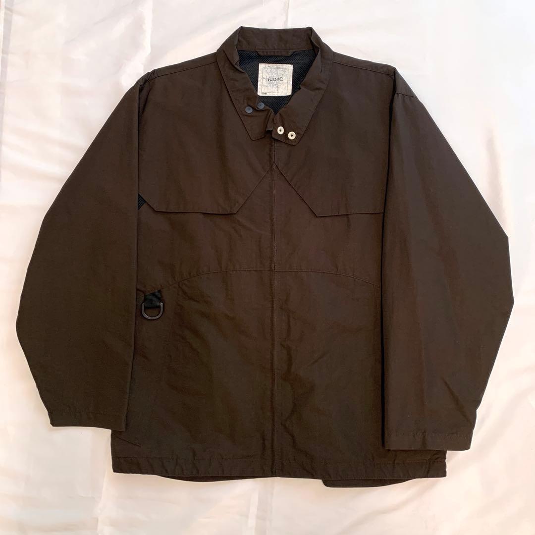 90s 00s HECTIC ナイロンテックジャケット ブラウン M