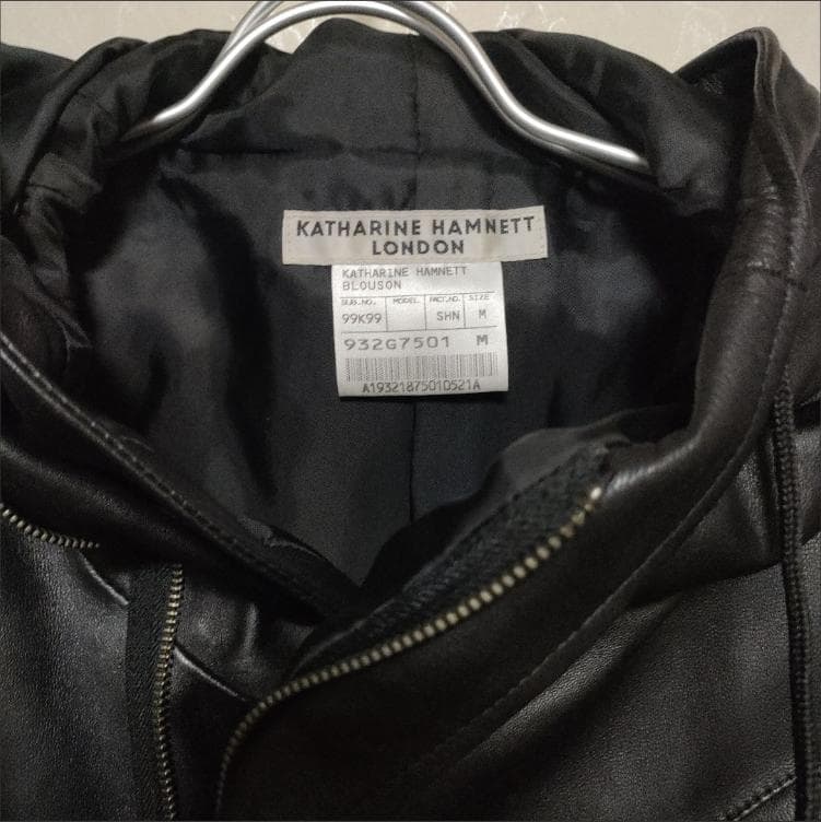 【KATHARINE HAMNETT LONDON】 レザージャケット Mサイズ