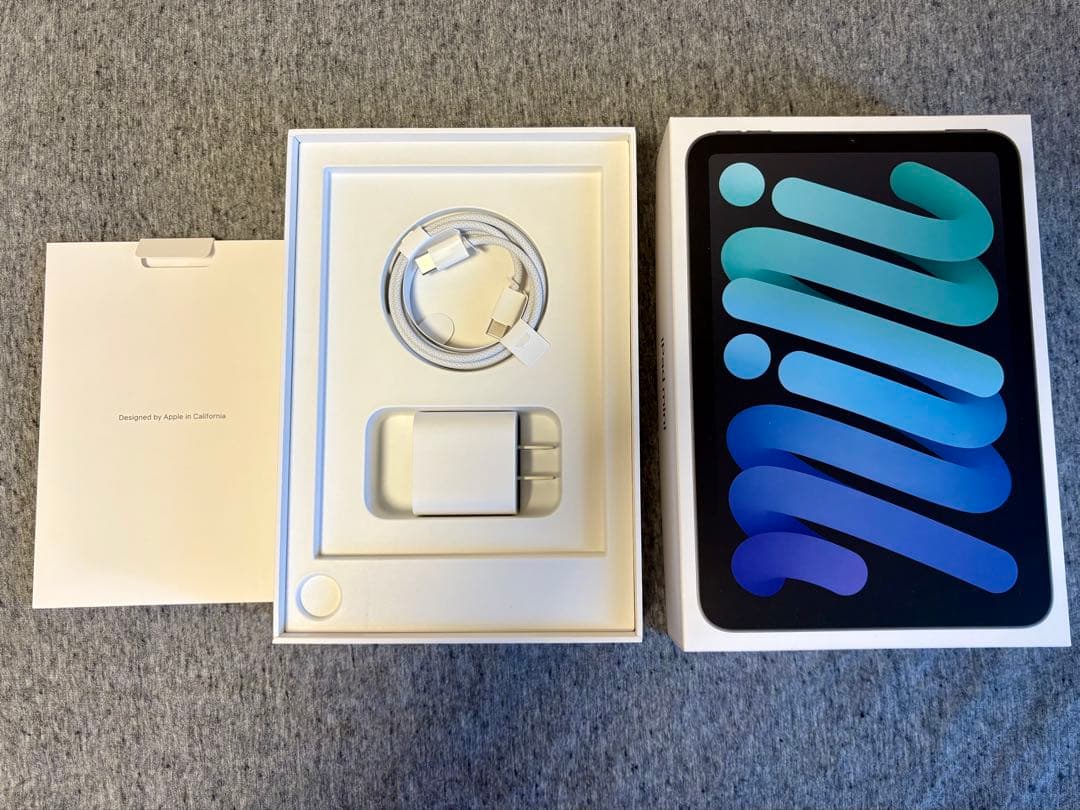 極美】ipad mini第7世代8.3インチ128GB ペンシル　脱着シート