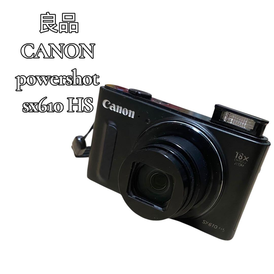 【良品】Canon Powershot sx610 hs ブラック コンデジ