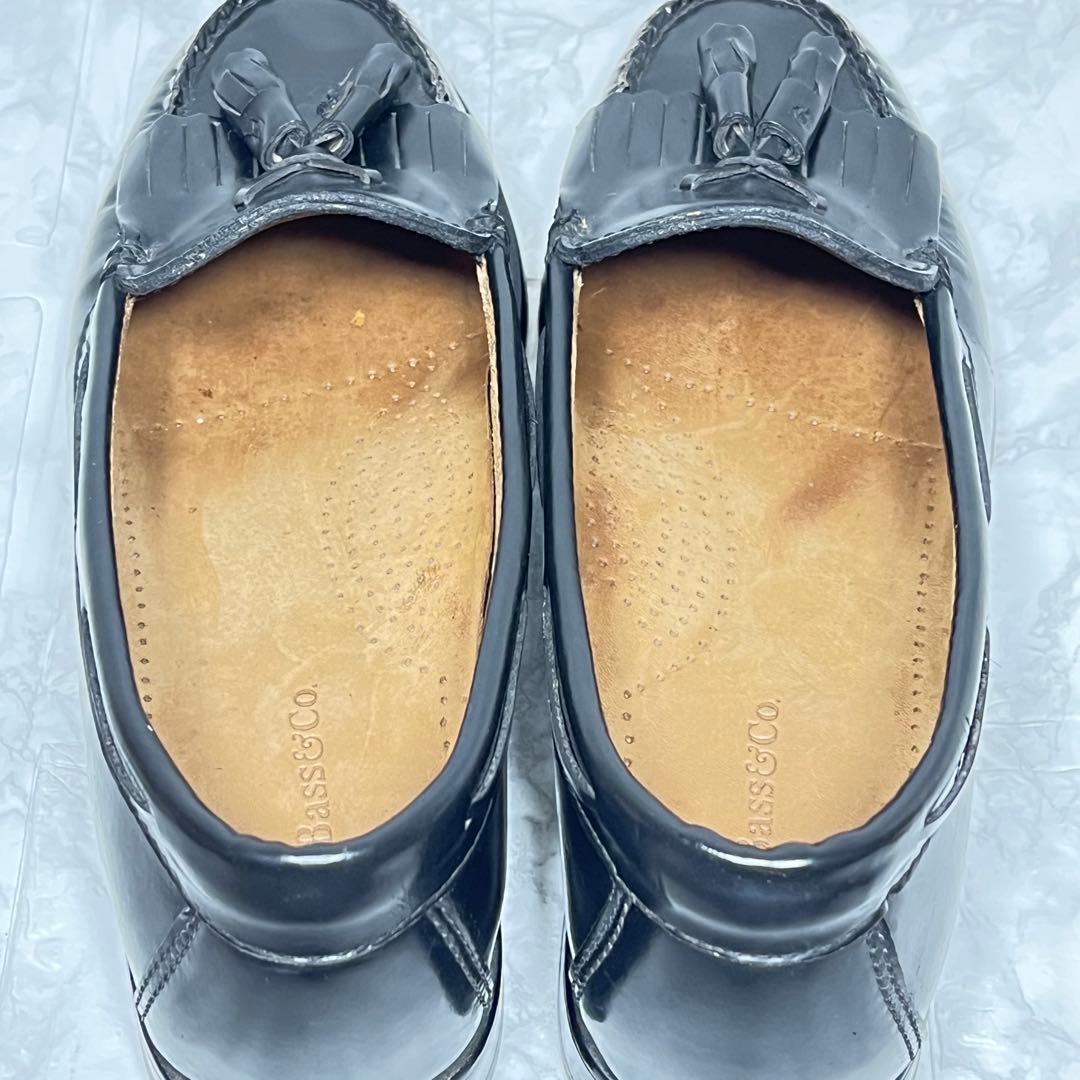 【美品】G.H.BASS タッセルローファー　フリンジ　ブラック　US5.5