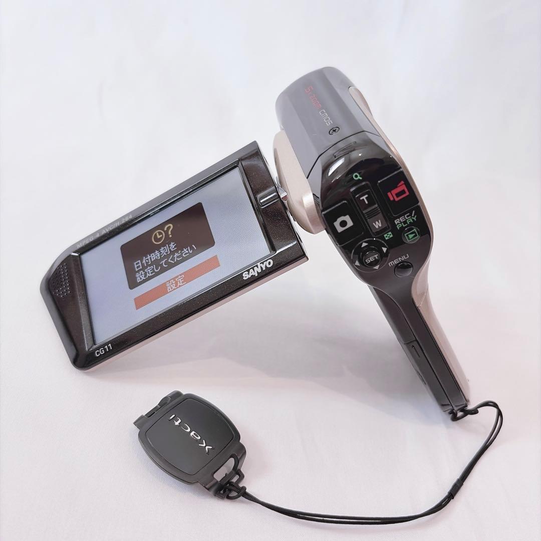 【美品】 SANYO Xacti デジタルムービーカメラ DMX-CG11