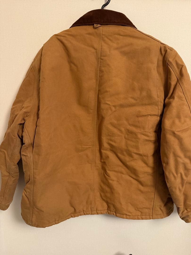 た*い様 Carhartt ブラウンジャケット コーデュロイ襟付き