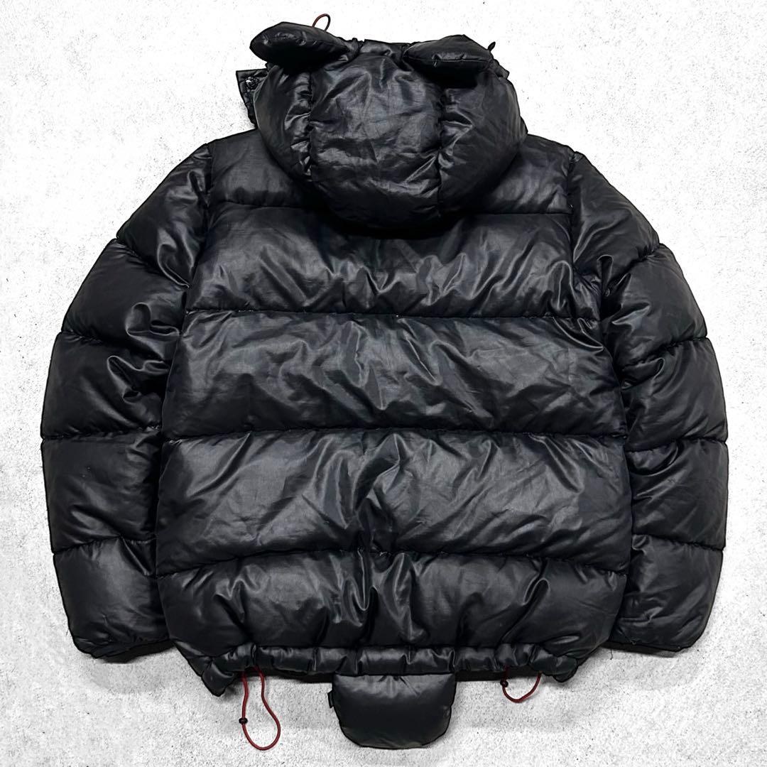 専用！CUNE 耳 しっぽ 付き 刺繍ロゴ ダウンジャケット ドローコード