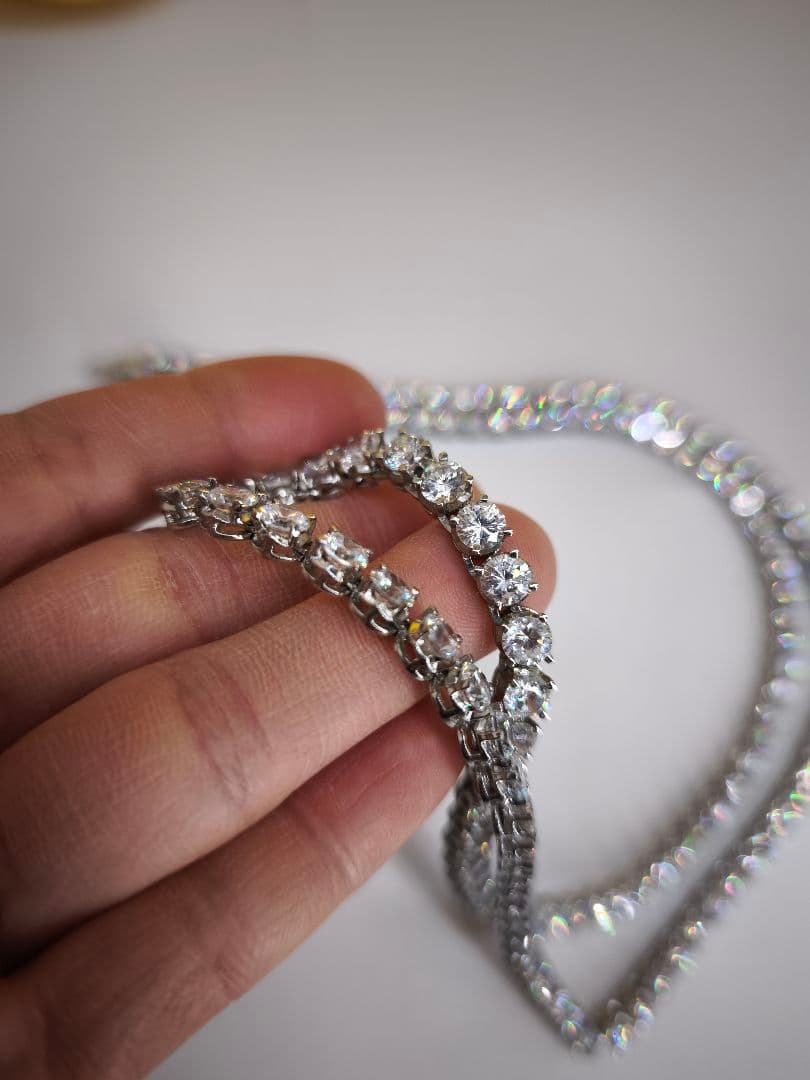 値下げ！アバランチ風　pimp code　テニスチェーンネックレス